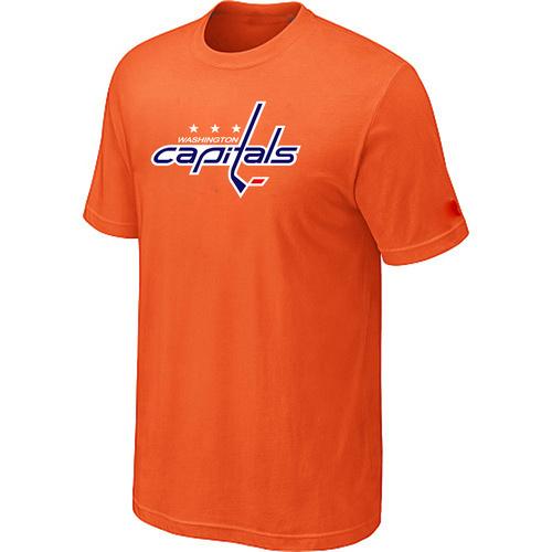 Washington Capitals Big & Tall Logo Orange NHL T-Shirt