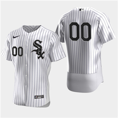 Men's Custom Chicago White Sox Custom Nike White Flexbase Jersey