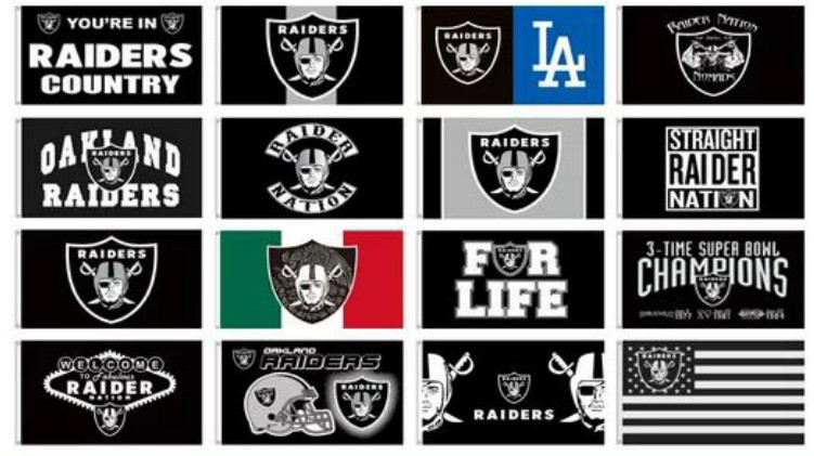 Raiders Flag 3X5FT