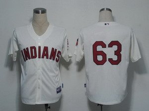 Cleveland Indians 63 Masterson Cream Cool base 2