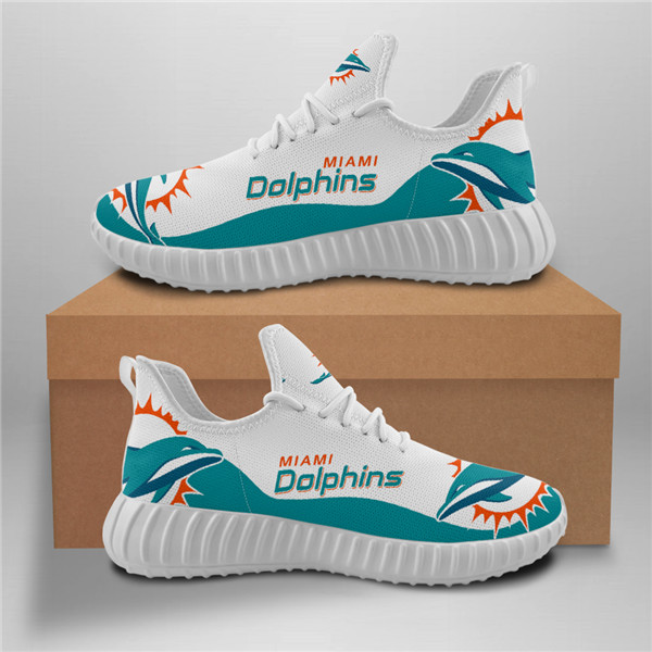 NFL Dolphins Mesh Knit Sneakers
