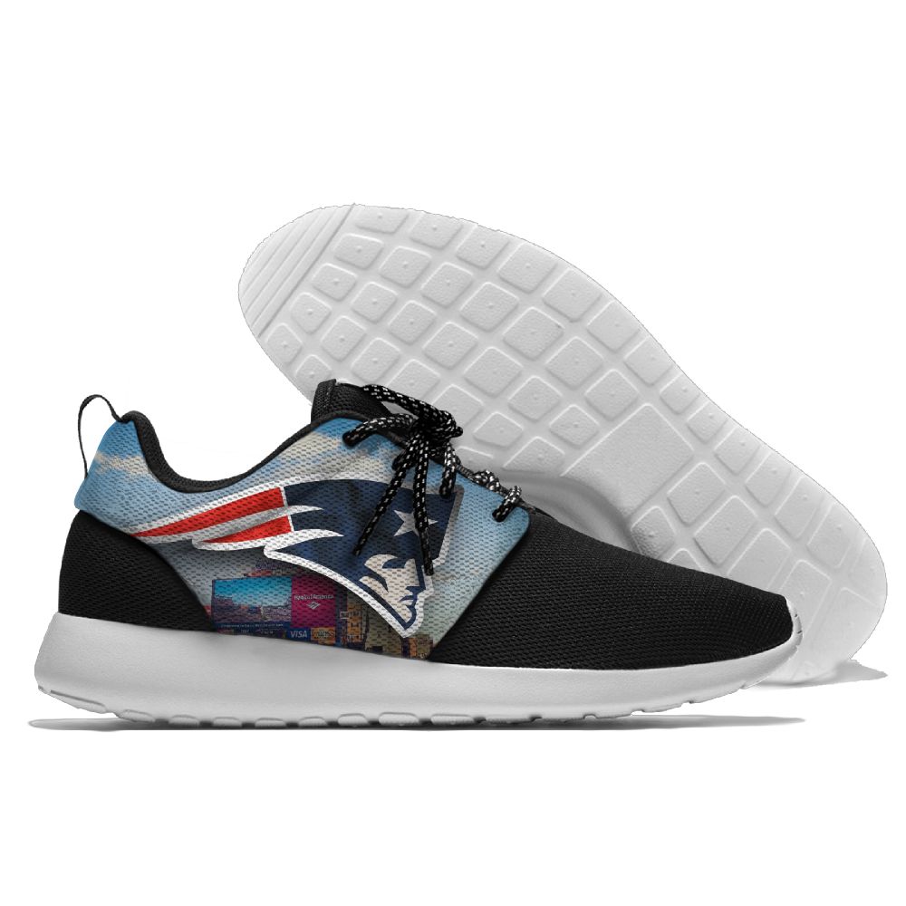 Men and women NFL New England Patriots Roshe style Lightweight Running shoes 4