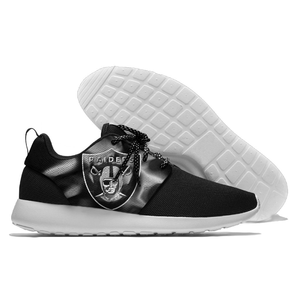 Men and women NFL Oakland Raiders Roshe style Lightweight Running shoes (2)