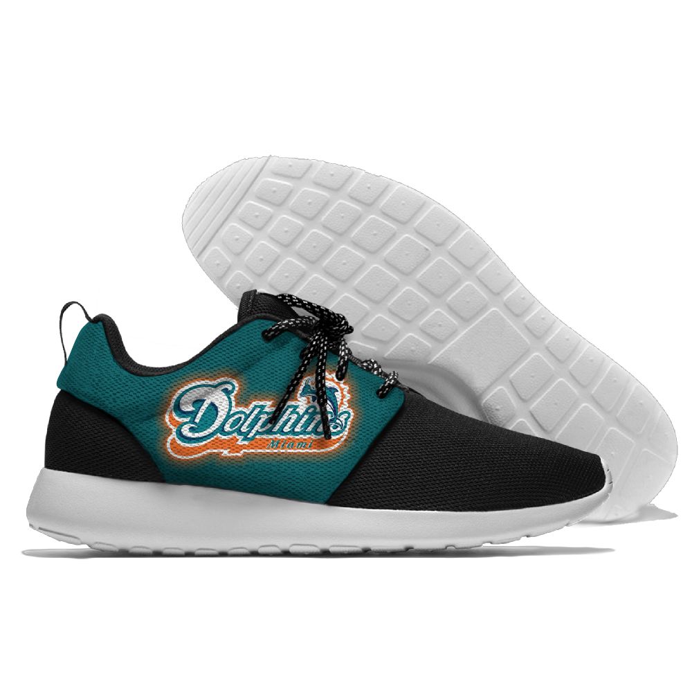 Men and women NFL Miami Dolphins Roshe style Lightweight Running shoes (6)