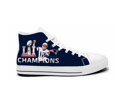 Customized Any Logo For NFL/MLB/NHL/NBA High sneaker shoes