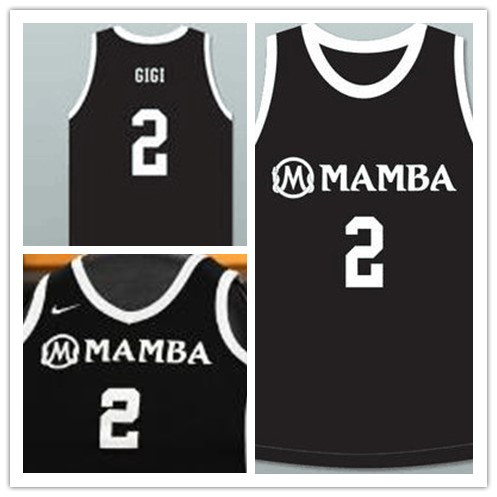 Youth Mamba #2 Gigi Black Kobe Bryant Daughter Jersey