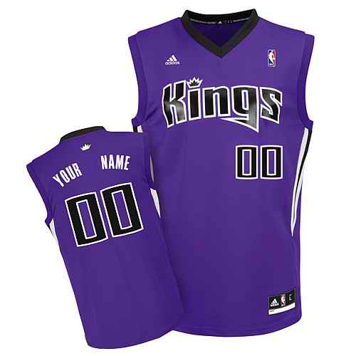 Sacramento Kings Youth Custom Purple Jersey