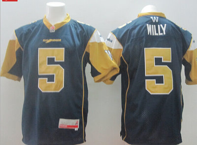 CFLS bomber WILLY #5 blue jerseys