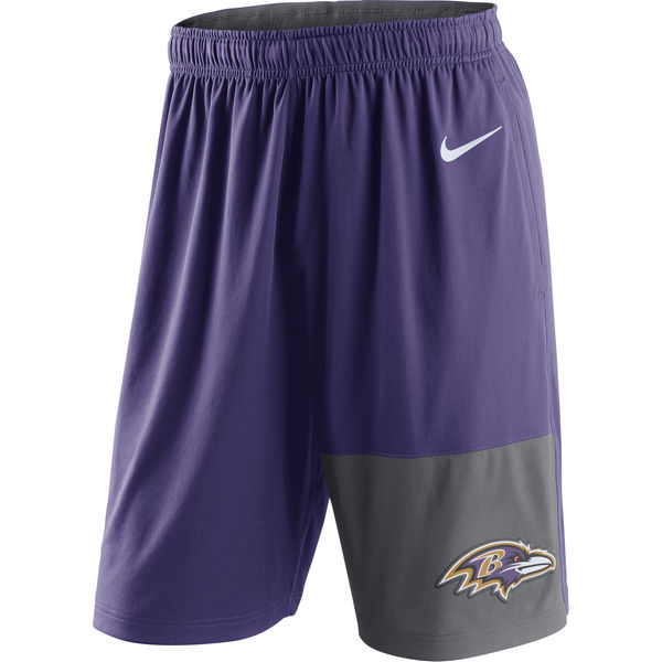 Baltimore Ravens Purple NFL Shorts