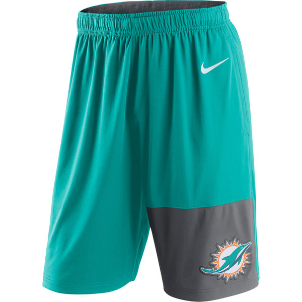 Miami Dolphins Green NFL Shorts