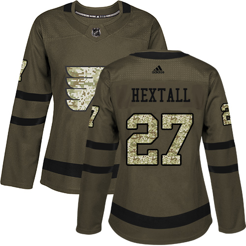 Adidas Flyers #27 Ron Hextall Green Salute to Service Women's Stitched NHL Jersey Adidas Flyers #27 Ron Hextall Green Salute to Service Women's Stitched NHL Jersey