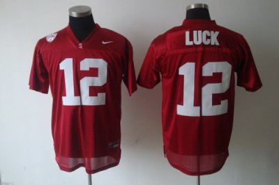 NCAA Stanford Cardinals #12 Andrew luck Red Jerseys