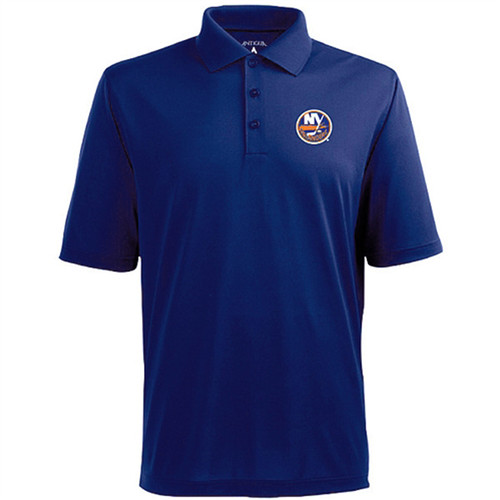 New York Islanders Antigua Pique Xtra-Lite Polo - Royal