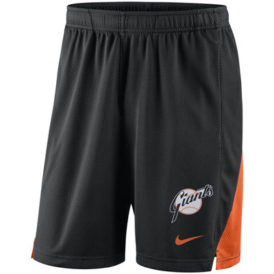 Men's San Francisco Giants Nike Black Franchise Performance Shorts