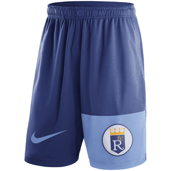 52Men's Kansas City Royals Nike Royal Cooperstown Collection Dry Fly Shorts