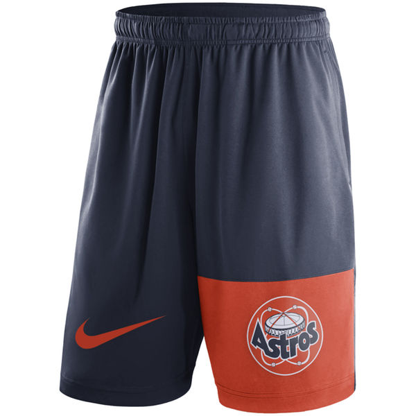17Men's Houston Astros Nike Navy Cooperstown Collection Dry Fly Shorts