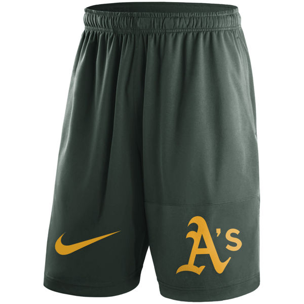 47Men's Oakland Athletics Nike Green Dry Fly Shorts