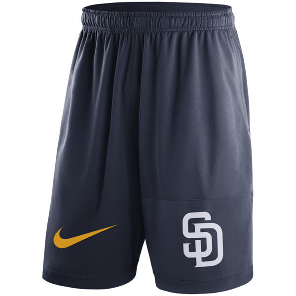 8Men's San Diego Padres Nike Navy Dry Fly Shorts
