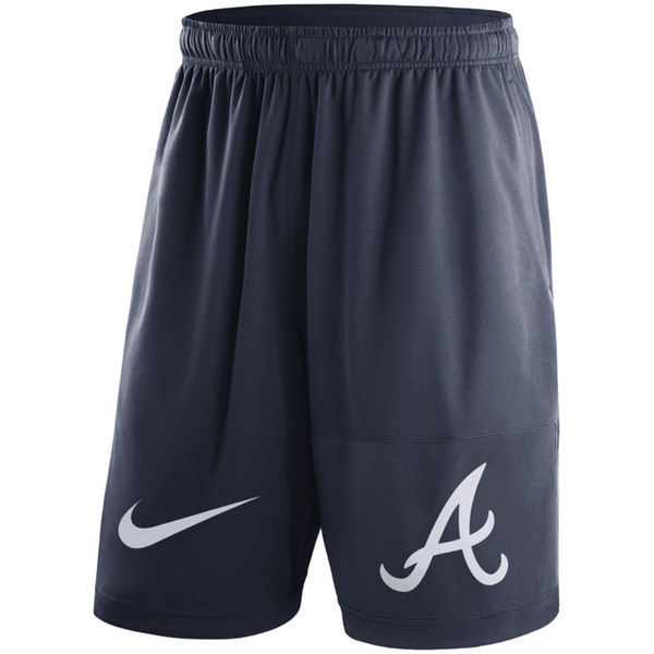 11Men's Atlanta Braves Nike Navy Dry Fly Shorts