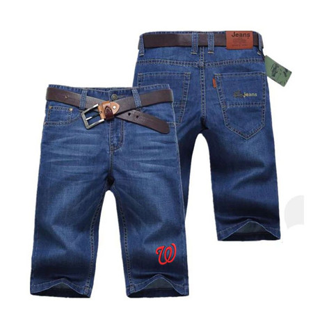 Washington Nationals Team Logo Deep Blue MLB Jeans
