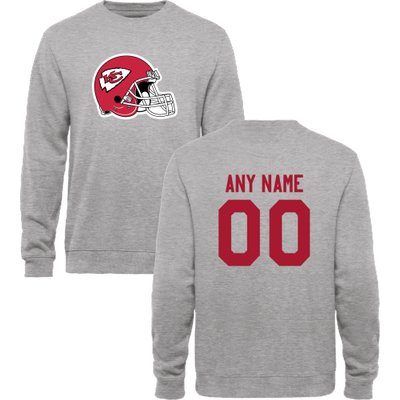 Men's Kansas City Chiefs Design Your Own Crewneck Sweatshirt