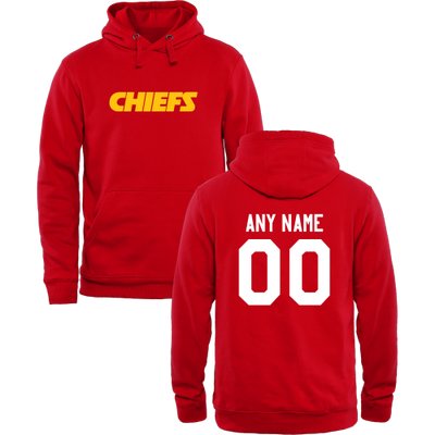 Men's Kansas City Chiefs Design Your Own Pullover Hoodie