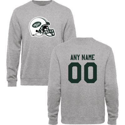 Men's New York Jets Design Your Own Crewneck Sweatshirt