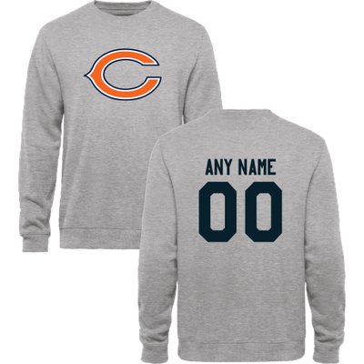 Men's Chicago Bears Design Your Own Crewneck Sweatshirt