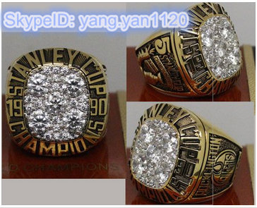 1990 NHL Championship Rings Edmonton Oilers Stanley Cup Ring