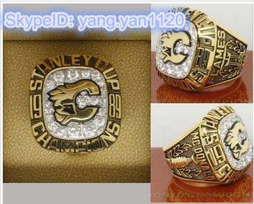 1989 NHL Championship Rings Calgary Flames Stanley Cup Ring