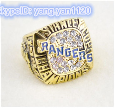 NHL New York Rangers World Champions Gold Ring_1
