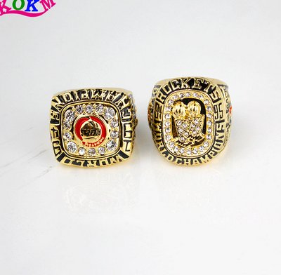 The NBA Houston rockets championship rings 80