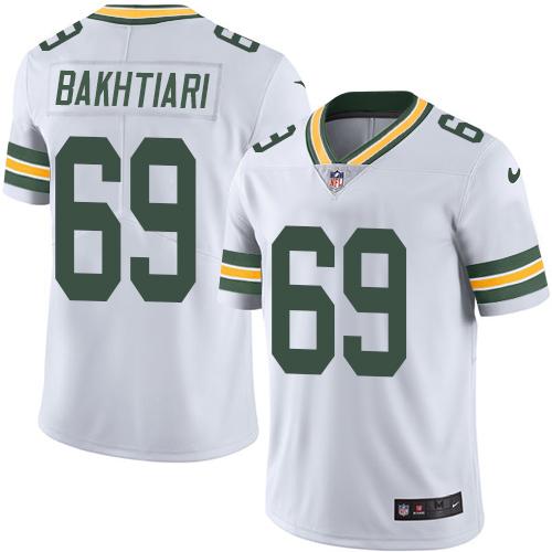 Nike Packers #69 David Bakhtiari White Men's Stitched NFL Limited Rush Jersey Nike Packers #69 David Bakhtiari White Men's Stitched NFL Limited Rush Jersey