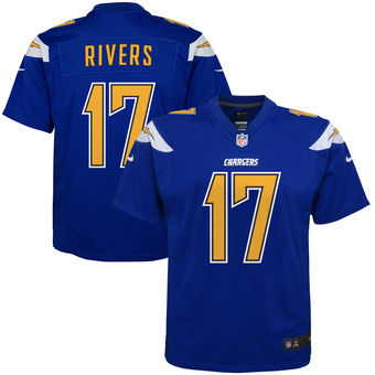 Men's San Diego Chargers Philip Rivers Nike Royal Color Rush Game Jersey