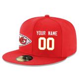 Men's Kansas City Chiefs Red Custom On-Field 59FIFTY Structured Fitted Hat