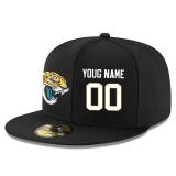 Men's Jacksonville Jaguars Black Custom On-Field 59FIFTY Structured Fitted Hat