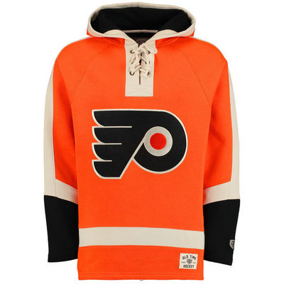 Flyers Orange Men's Customized All Stitched Sweatshirt
