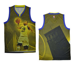NBA moments version of the golden state warriors, no. 1 air dunk blank jersey vests